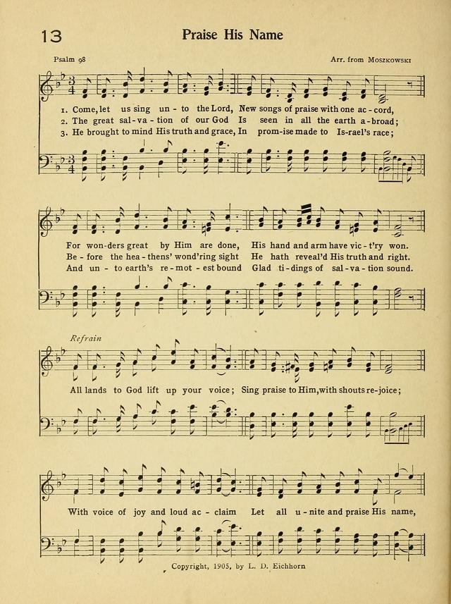 Songs for Sunday Schools: and How to Use Them page 12