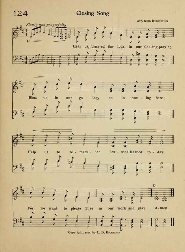 Songs for Sunday Schools: and How to Use Them page 123