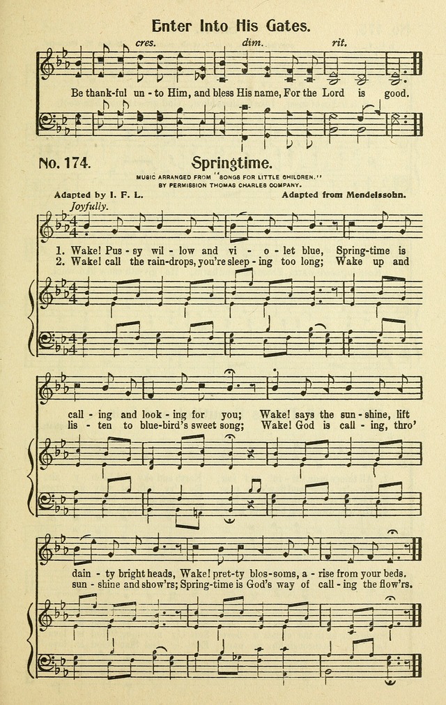 Songs for the Sunday School page 161