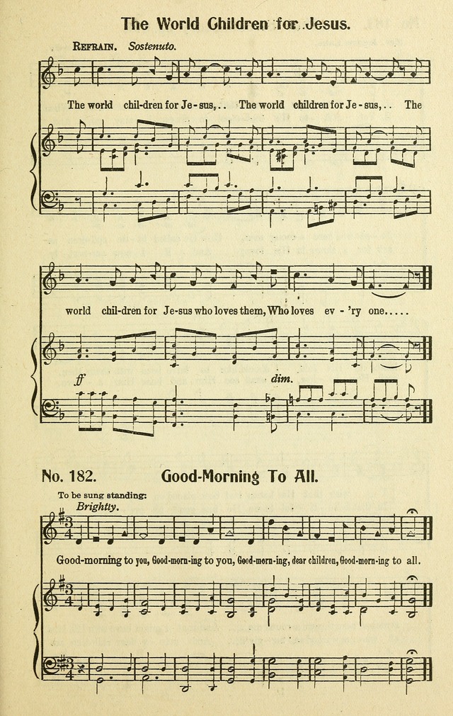 Songs for the Sunday School page 167