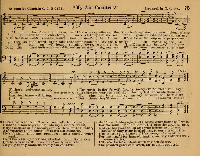 Songs for Worship: in the Sunday-school, social-meeting, and family page 75