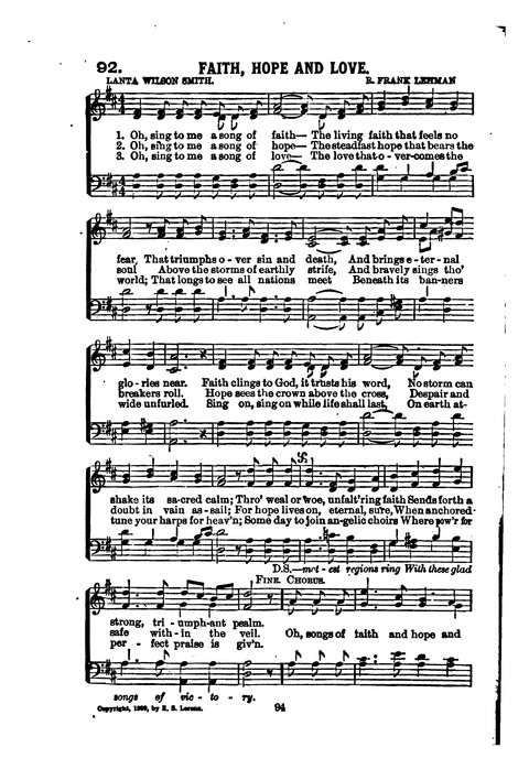 Songs for Work and Worship page 92