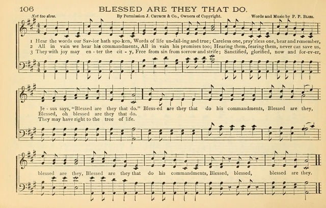 Song Anchor: a Choice Collection of Favorites for Sabbath School and Praise Service page 106