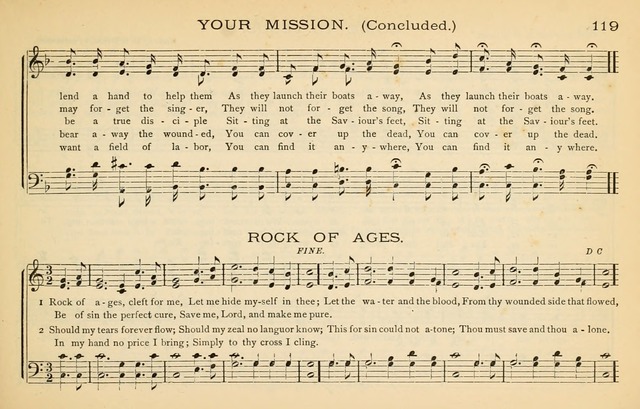 Song Anchor: a Choice Collection of Favorites for Sabbath School and Praise Service page 119