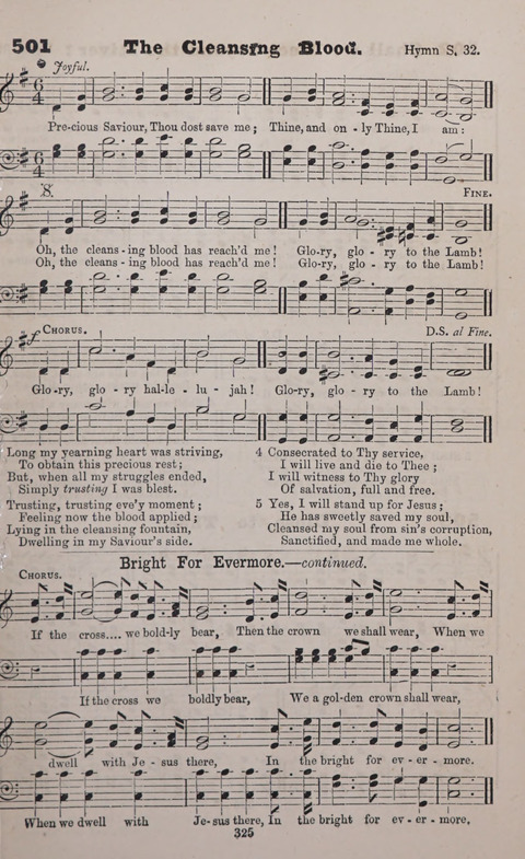 Salvation Army Music: (formerly published as "Revival Music") with supplementary tunes page 325