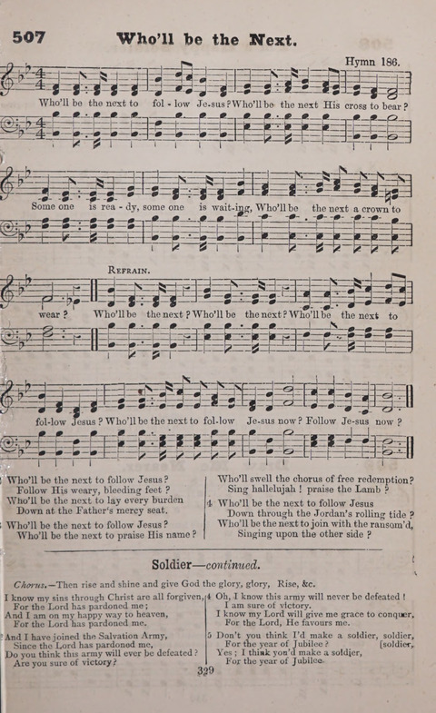 Salvation Army Music: (formerly published as "Revival Music") with supplementary tunes page 329