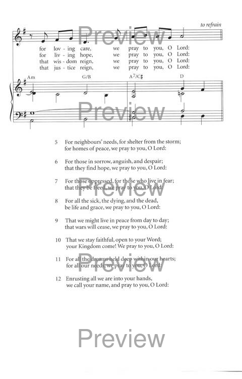 Sing a New Creation: a supplement to Common Praise (1998) page 281
