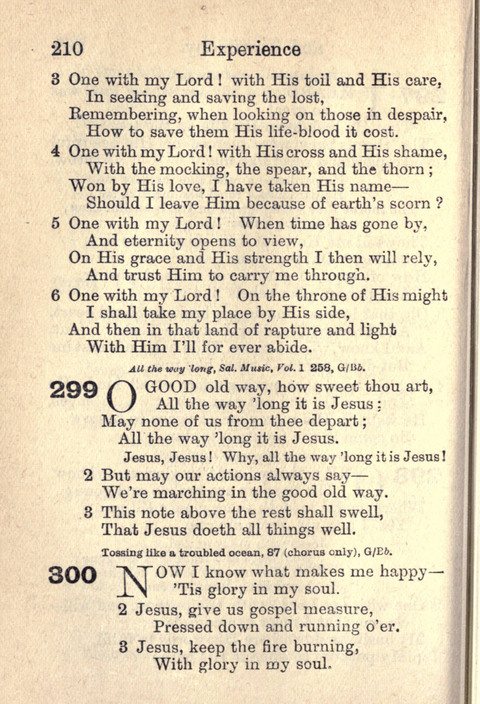 Salvation Army Songs page 210