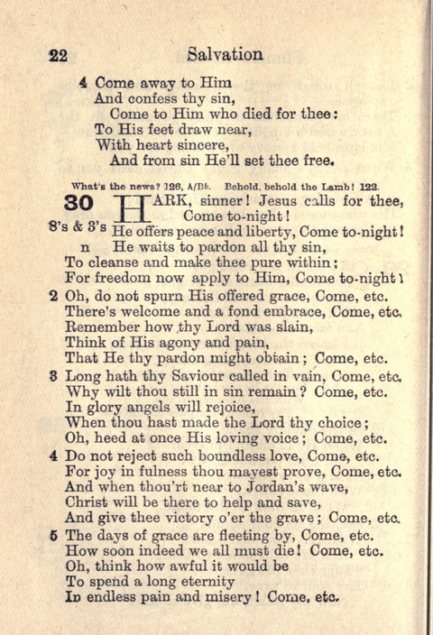 Salvation Army Songs page 22