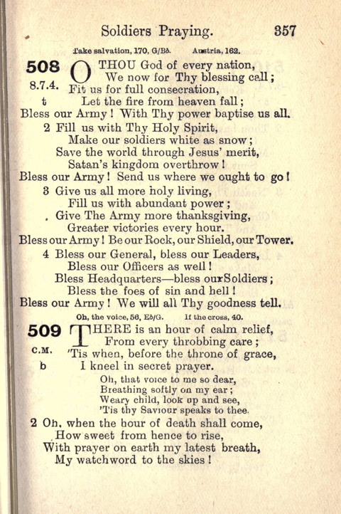 Salvation Army Songs page 357