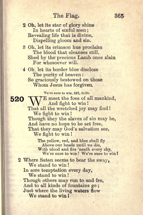 Salvation Army Songs page 365