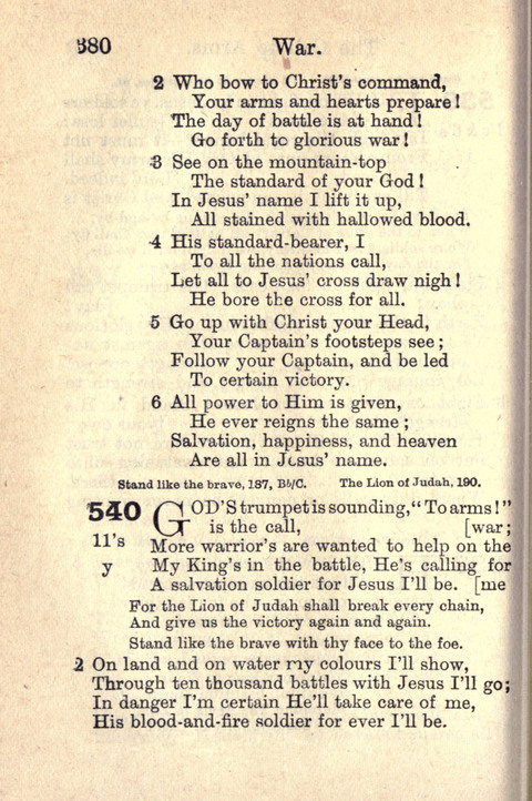 Salvation Army Songs page 380