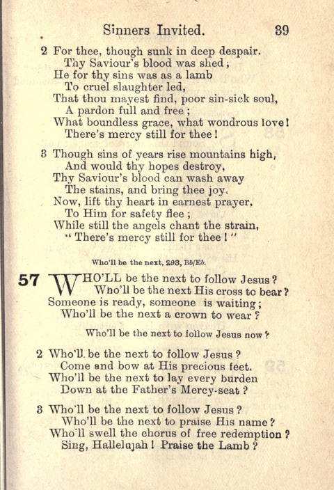 Salvation Army Songs page 39