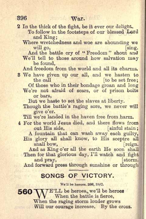 Salvation Army Songs page 396