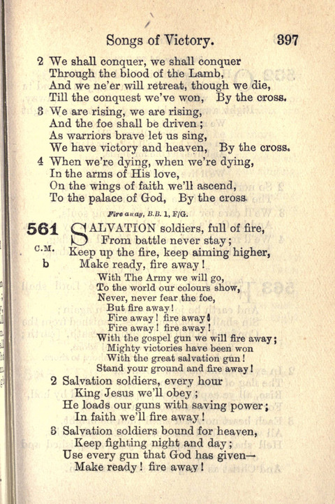 Salvation Army Songs page 397