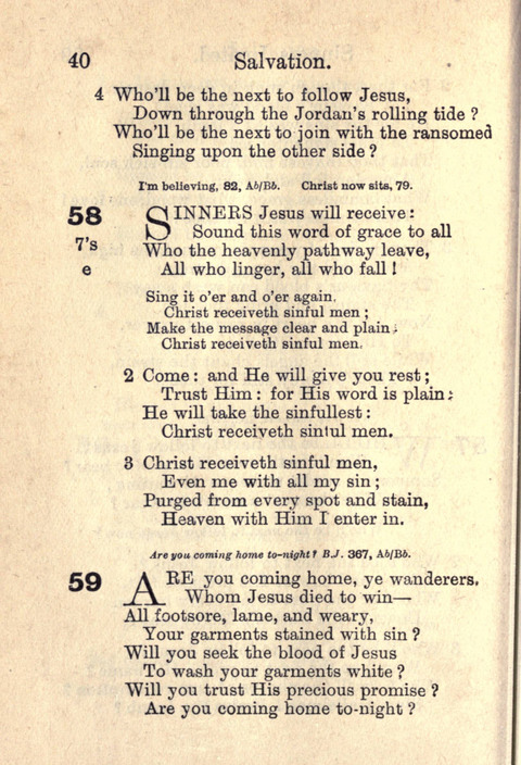 Salvation Army Songs page 40