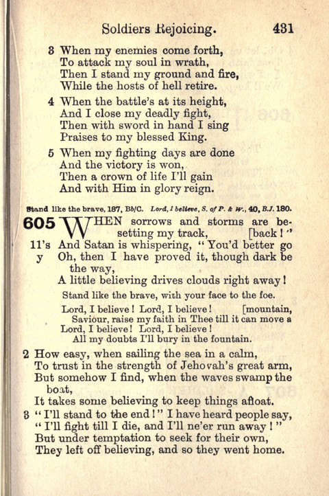 Salvation Army Songs page 431