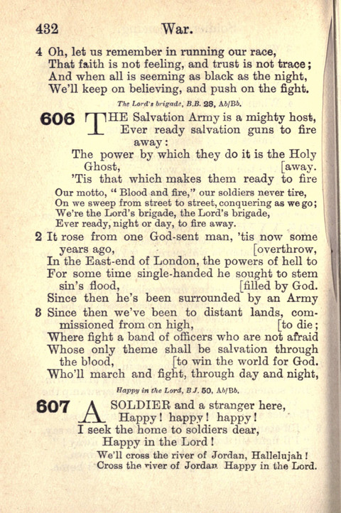 Salvation Army Songs page 432