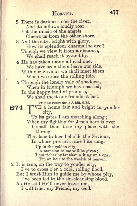 Salvation Army Songs page 477