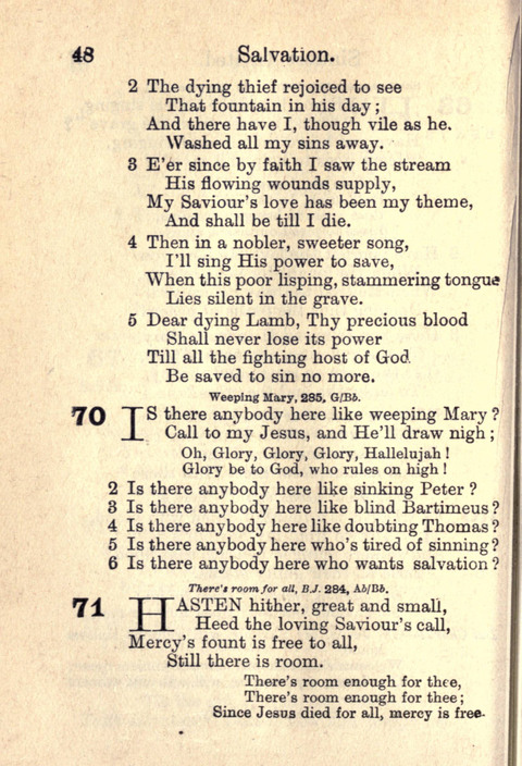 Salvation Army Songs page 48