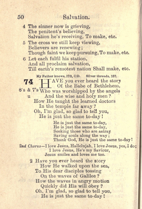 Salvation Army Songs page 50