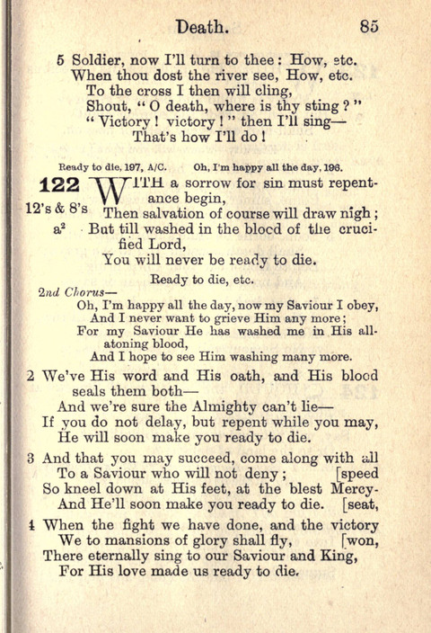 Salvation Army Songs page 85