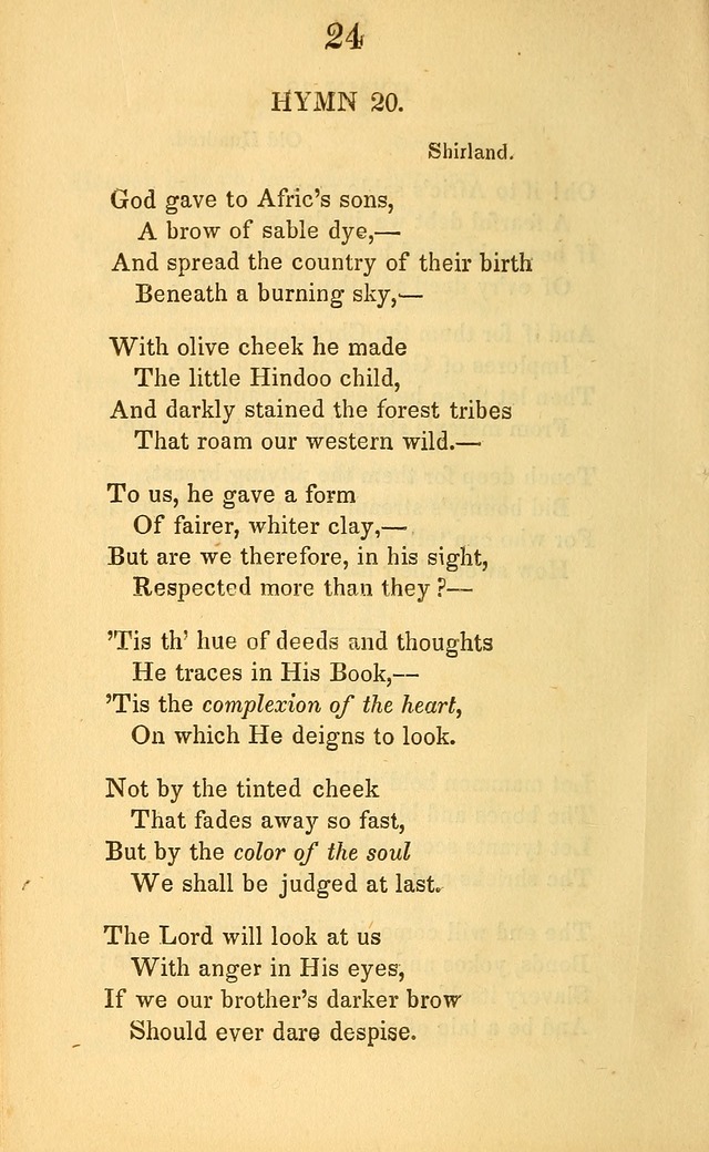 A Selection of Anti-Slavery Hymns: for the use of the friends of emancipation page 16