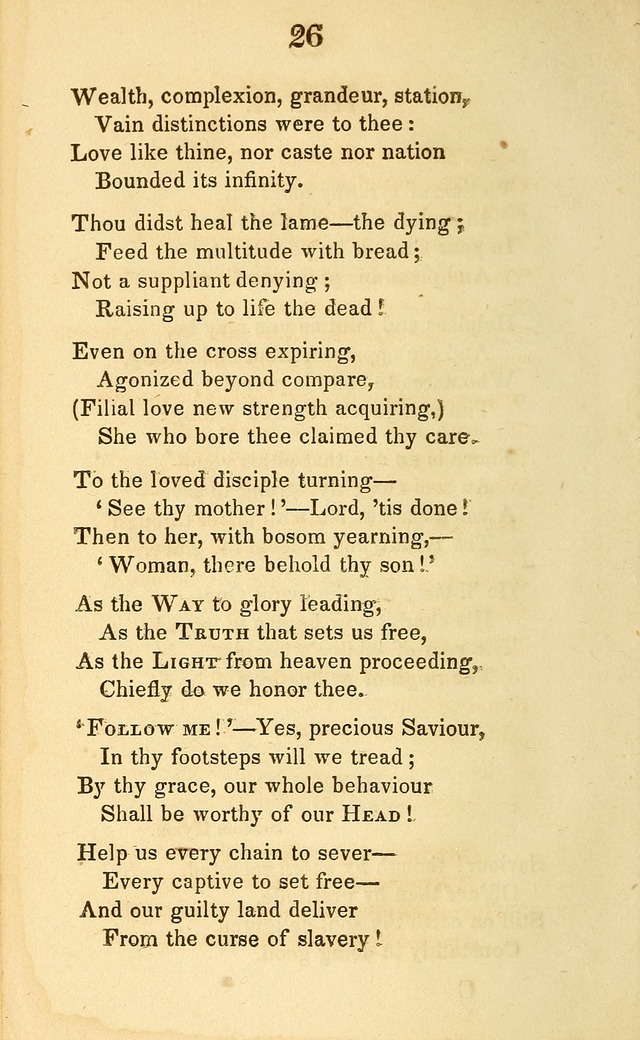 A Selection of Anti-Slavery Hymns: for the use of the friends of emancipation page 18