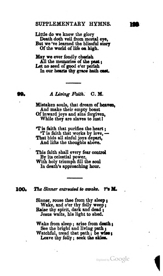 A Service Book: with a selection of tunes and hymns for Sabbath schools (6th ed.) page 199