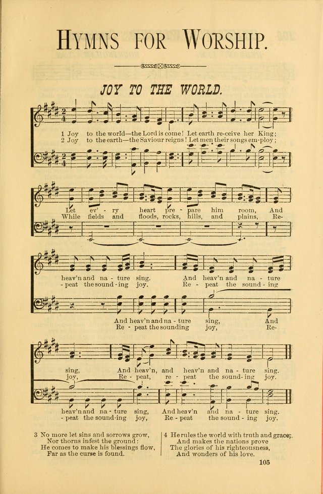 Sabbath Bells: for the Sunday-school and for prayer, praise, and gospel meetings page 107