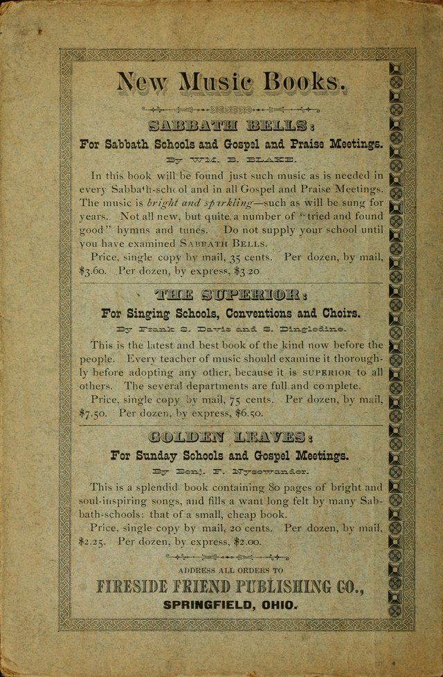 Sabbath Bells: for the Sunday-school and for prayer, praise, and gospel meetings page 120