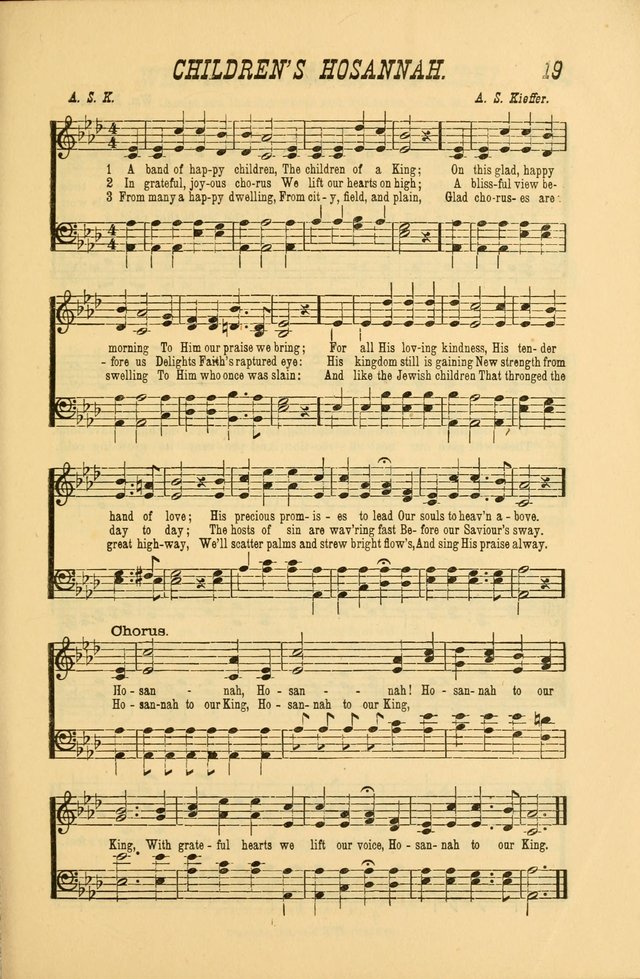 Sabbath Bells: for the Sunday-school and for prayer, praise, and gospel meetings page 19