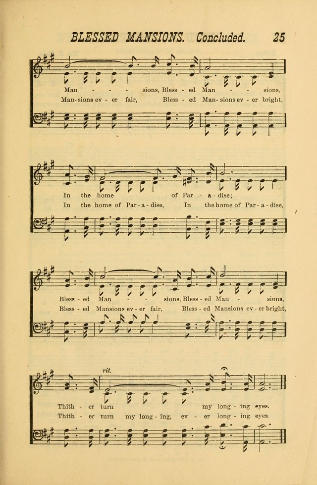 Sabbath Bells: for the Sunday-school and for prayer, praise, and gospel meetings page 25