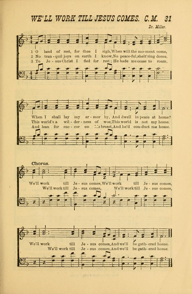 Sabbath Bells: for the Sunday-school and for prayer, praise, and gospel meetings page 31