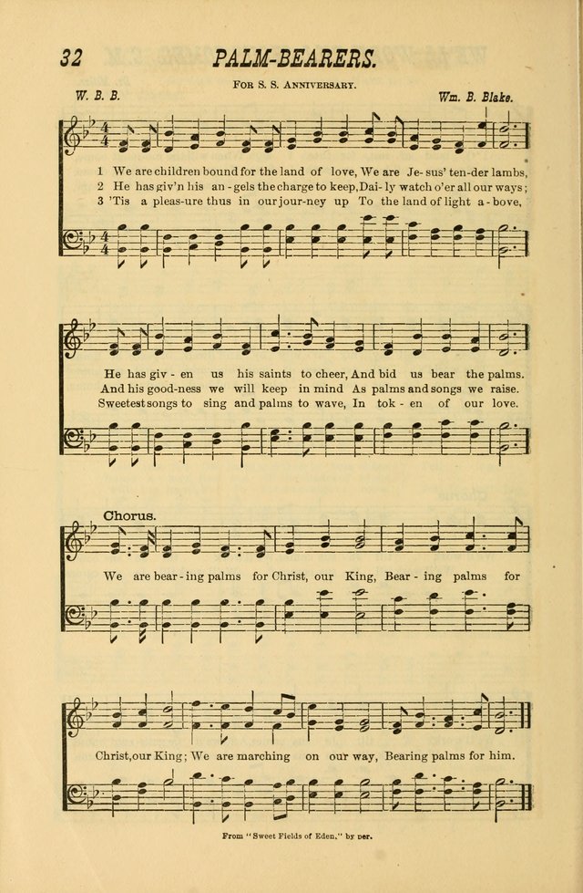 Sabbath Bells: for the Sunday-school and for prayer, praise, and gospel meetings page 32