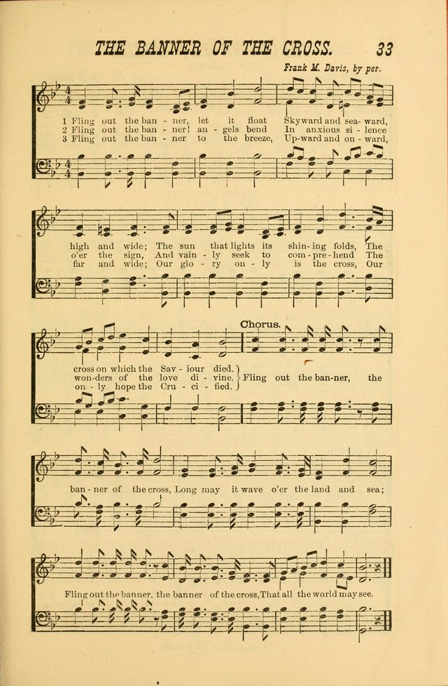 Sabbath Bells: for the Sunday-school and for prayer, praise, and gospel meetings page 33