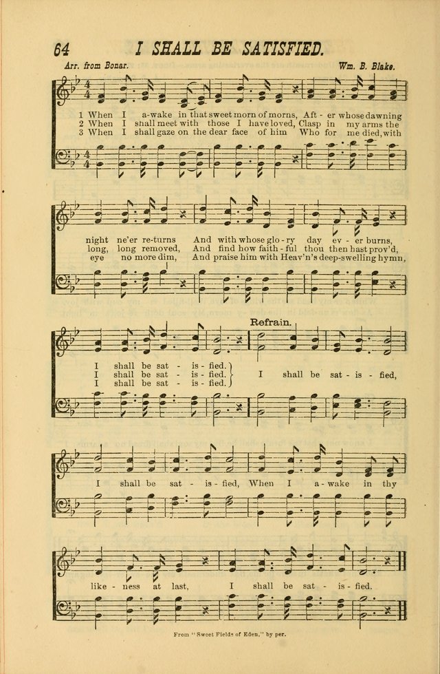 Sabbath Bells: for the Sunday-school and for prayer, praise, and gospel meetings page 66