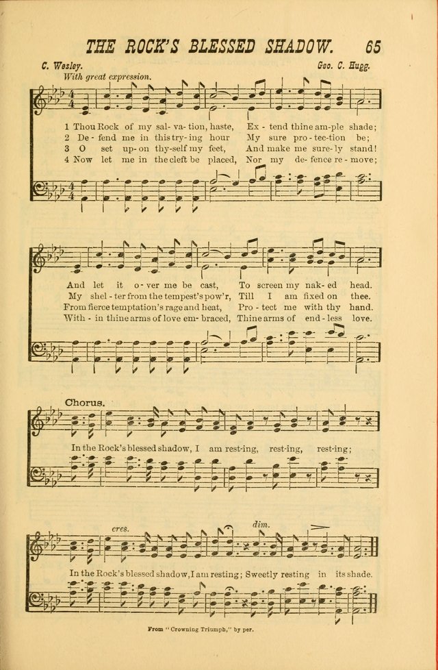 Sabbath Bells: for the Sunday-school and for prayer, praise, and gospel meetings page 67