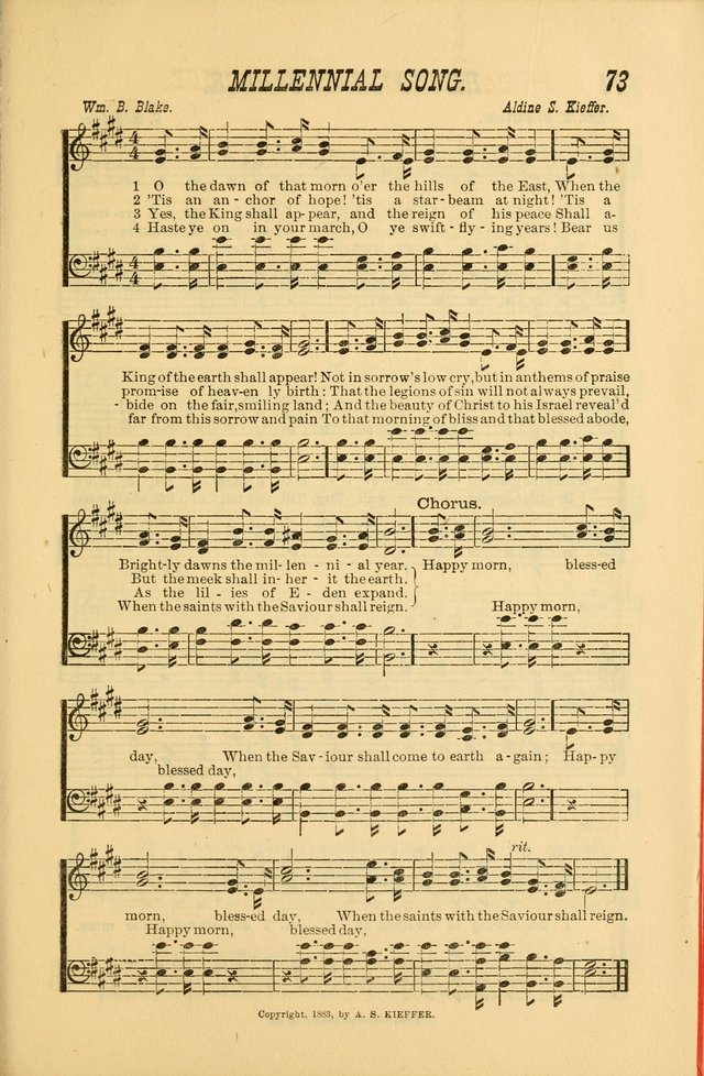 Sabbath Bells: for the Sunday-school and for prayer, praise, and gospel meetings page 75