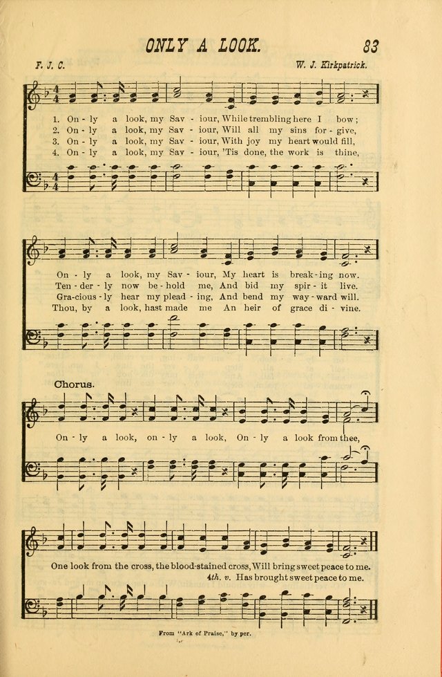 Sabbath Bells: for the Sunday-school and for prayer, praise, and gospel meetings page 85