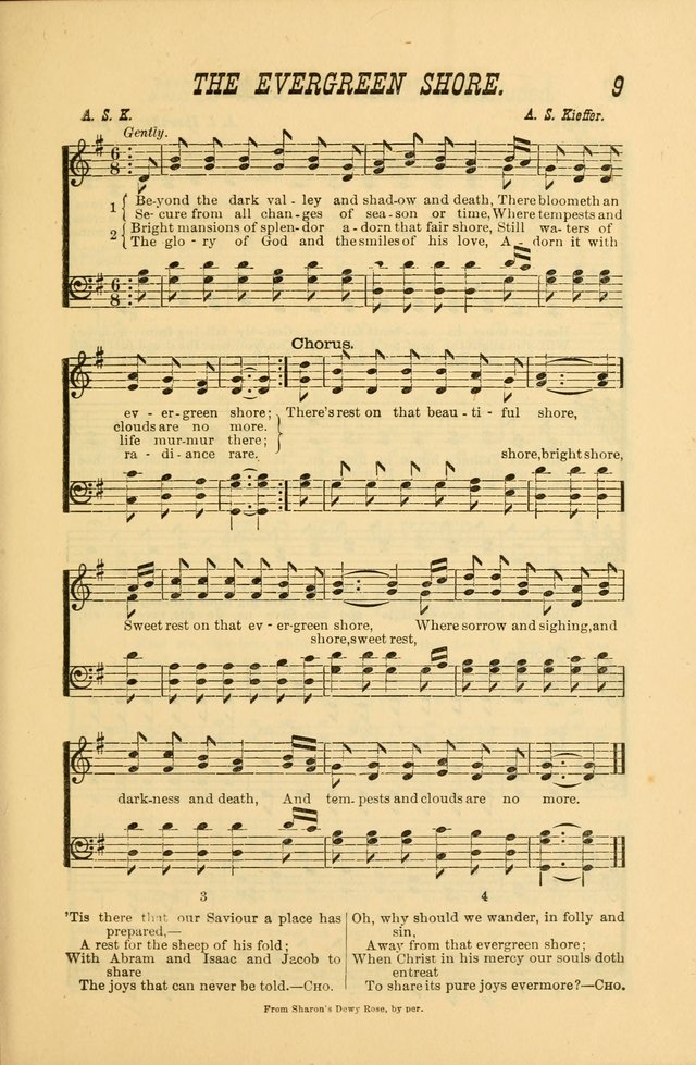 Sabbath Bells: for the Sunday-school and for prayer, praise, and gospel meetings page 9