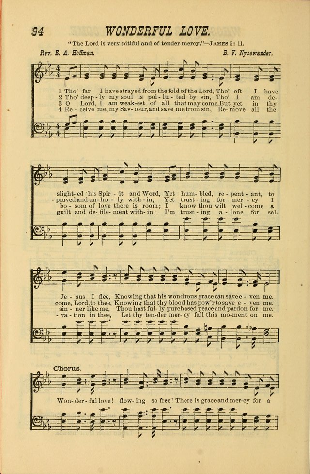 Sabbath Bells: for the Sunday-school and for prayer, praise, and gospel meetings page 96