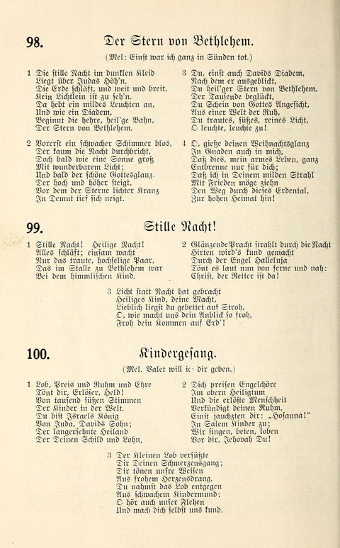 Sänger-Bote: ein Liederbuch für Kirche und Haus page 100