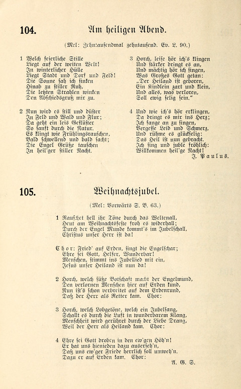 Sänger-Bote: ein Liederbuch für Kirche und Haus page 102