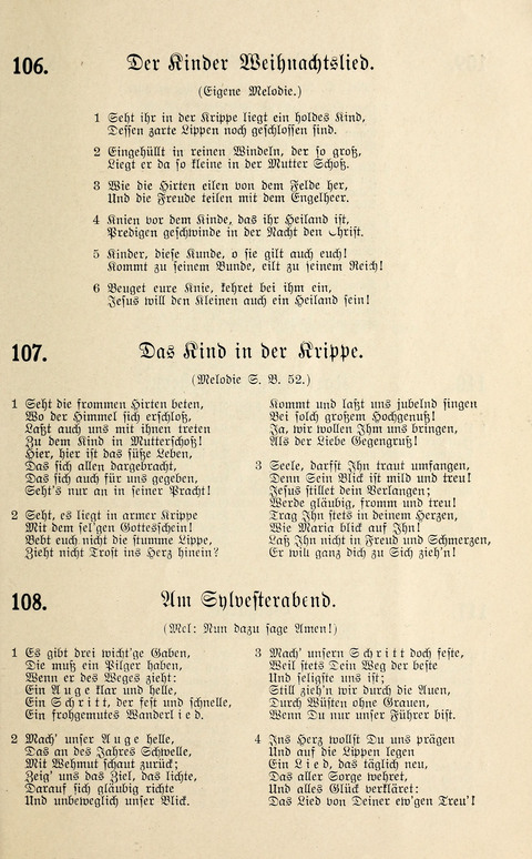 Sänger-Bote: ein Liederbuch für Kirche und Haus page 103