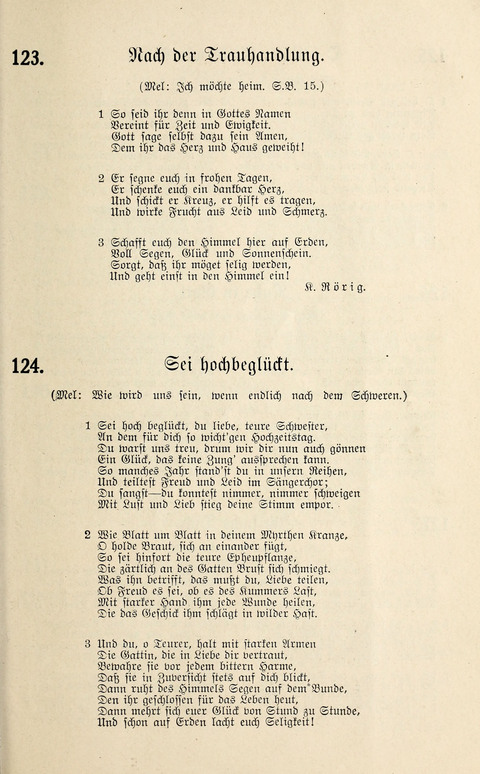 Sänger-Bote: ein Liederbuch für Kirche und Haus page 109