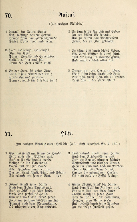 Sänger-Bote: ein Liederbuch für Kirche und Haus page 69