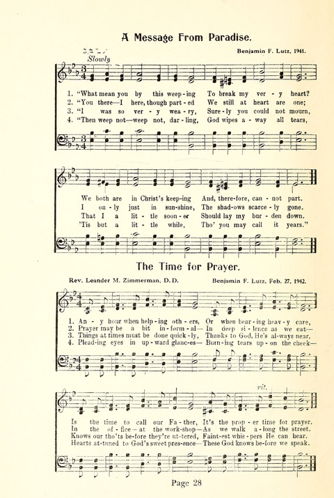 Songs page 28