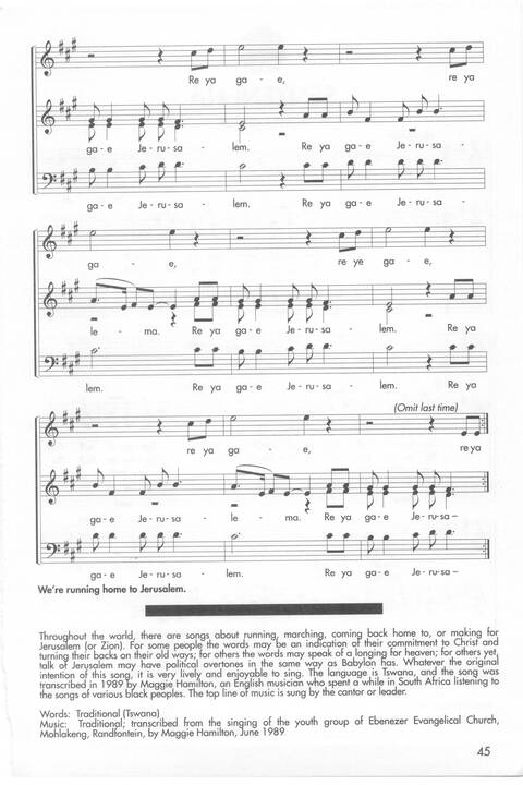 Sent by the Lord: songs of the world church, vol. 2 page 45