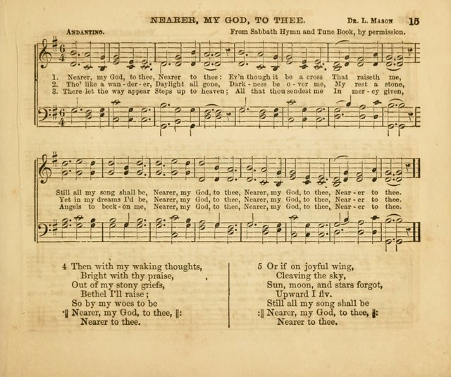 The Silver Chime: a cluster of Sabbath school melodies, tunes, sentences, chants, etc., for the use of children and teachers in their school exercises, devotions, and recreations, to which is added... page 13